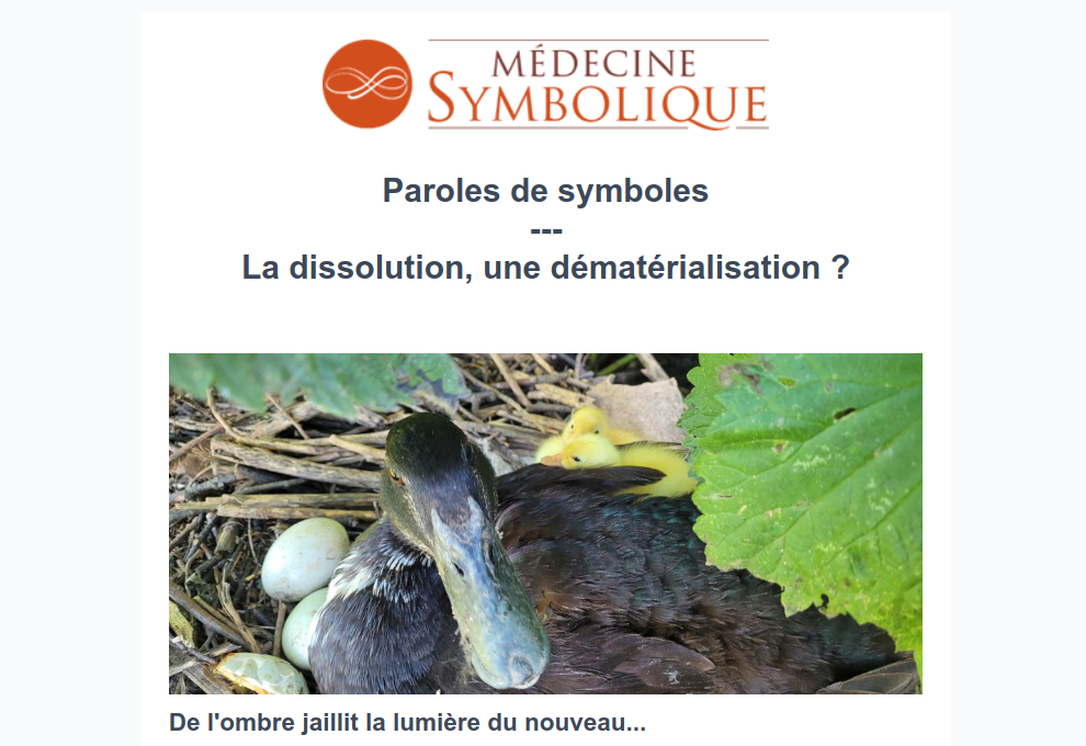 Paroles de symboles 3 – La dissolution, une dématérialisation ?