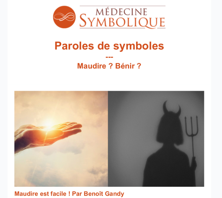 Paroles de symboles 4 – Maudire, bénir ?